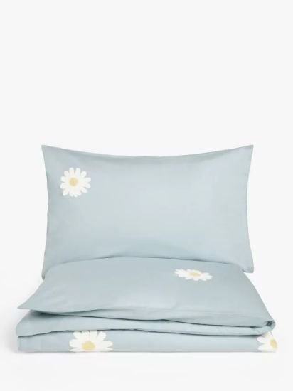 Tufted Flower Pure Cotton Duvet Cover and Pillowcase Set