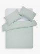 Washed Cotton Duvet Cover Set, Sage